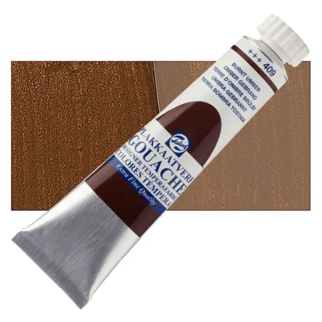 Τέμπερα Talens Gouache - 409 Burnt Umber - 20ml