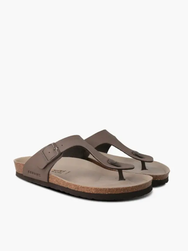 Genuins Πέδιλα Unisex HT Καφέ GEN/ROSAS VEGAN G104383 MOCCA 2