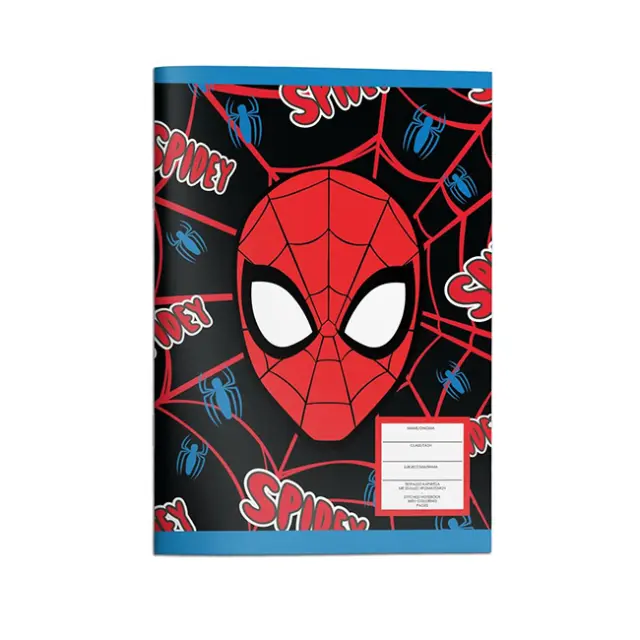 Diakakis Τετράδιο Καρφίτσα 17x25 Spider-Man 40 φύλλα Μαύρο (000508414)
