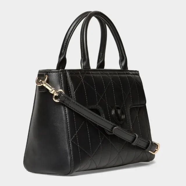 Valentino Bags - Γυναικεία Τσάντα Χειρός / Ώμου Melia VBS9OR05-001 Μαύρο 3