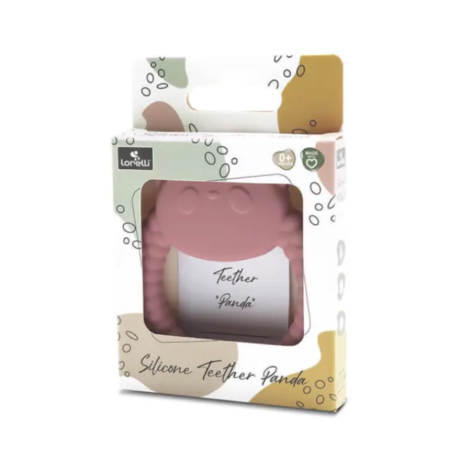 Lorelli Μασητικό Σιλικόνης Panda Deep Pink 10210870002 2