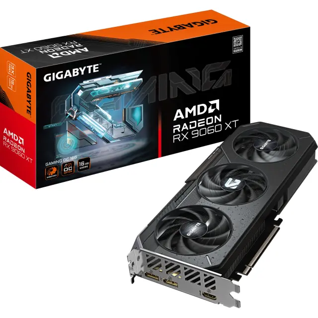 GigaByte Radeon RX 9060 XT GAMING OC 16GB