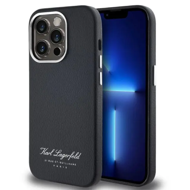 Karl Lagerfeld Θήκη Grained PU Hotel RSG Case for iPhone 14 Pro Max Black