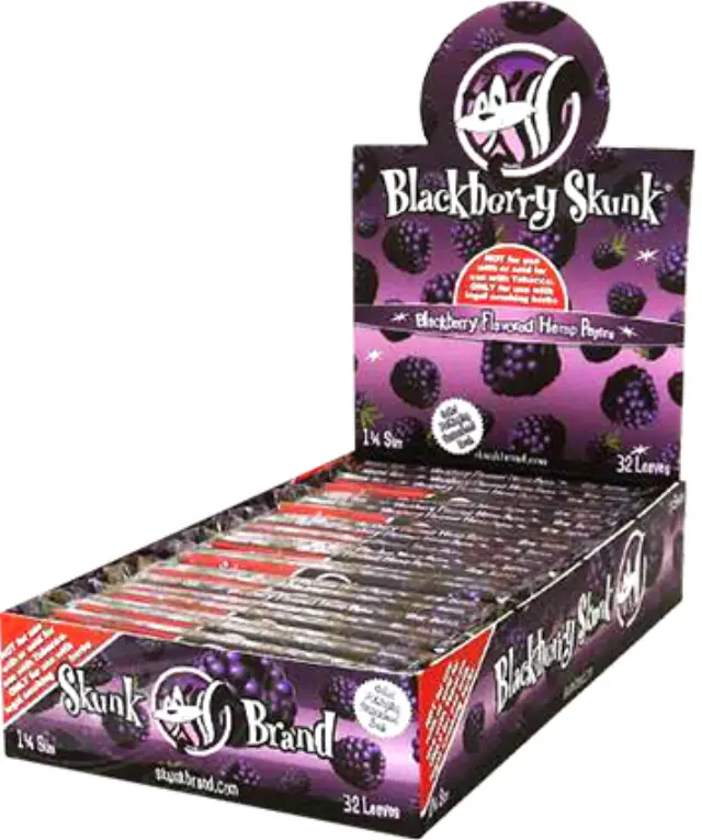 SkunK Αρωματικά Χαρτάκια - 1¼ - Blackberry 24τεμ.