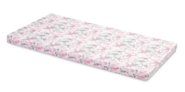 Στρώμα Αφρού 60x120cm Sensillo Birds Pink 01708
