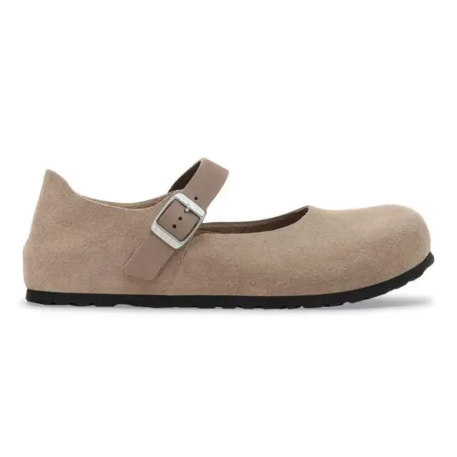 Birkenstock Μπαρέτες Γυναικείο δέρμα suede Μπεζ BIR/MANTOVA 1030432 TAUPE - 41