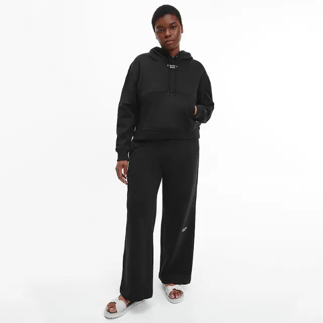 Calvin Klein - Γυναικείο Φούτερ Cropped Relaxed Fit J20J218048-BEH Μαύρο - XL 2