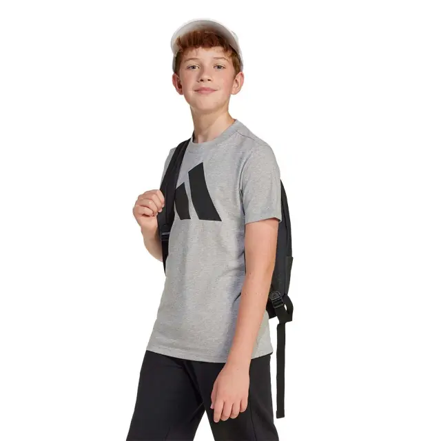 adidas Sportswear Boy's Big Logo 160 Tee Γκρι JC9663 (adidas Sportswear) - 128 3