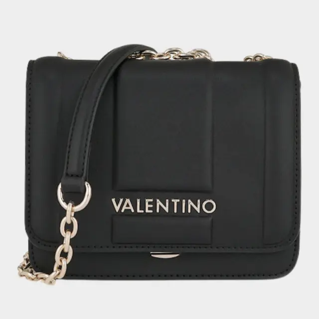 Valentino Bags - Γυναικεία Τσάντα Ώμου Brass VBS8G610-001 Μαύρο