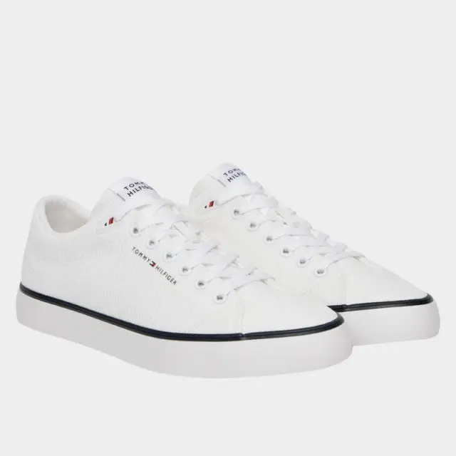 Tommy Hilfiger - Ανδρικά Sneakers Th CHi Vulc Core Low Ii Mesh FM0FM05513-YBS Λευκό - 44 2