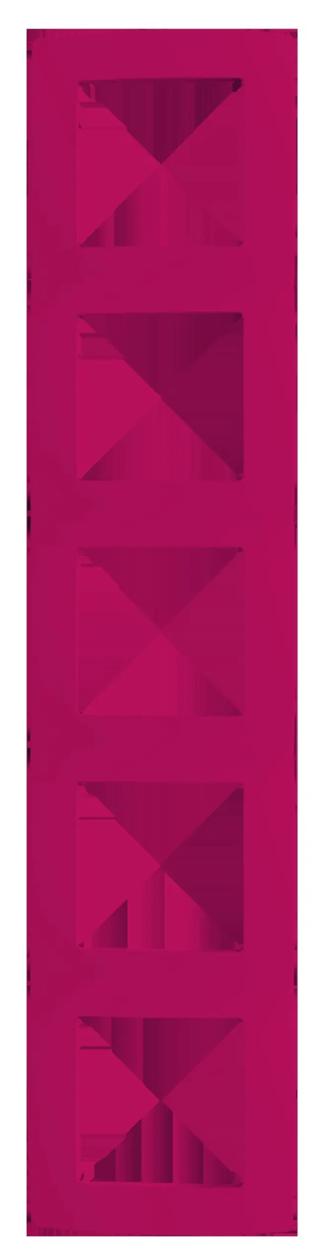 PRIME ΠΛΑΙΣΙΟ 5 ΘΕΣΕΩΝ ΡΟΖ IP20 / 1000119407