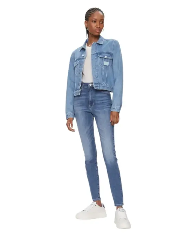 Tommy Hilfiger - Γυναικείο Jean Th Sylvia Hgh Sskn Skinny Fit DW0DW17162-1A5 Μπλε 3
