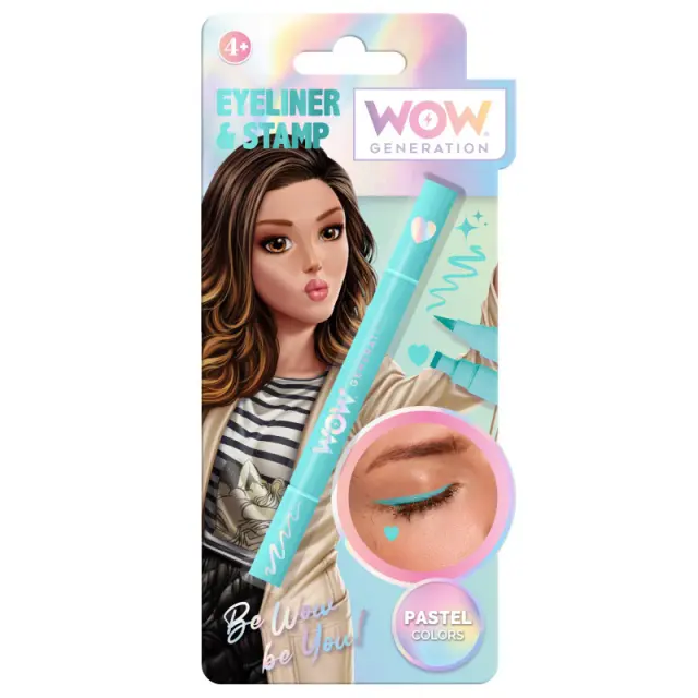 Eyeliner Wow Generation με σφραγίδα παστέλ χρώματα