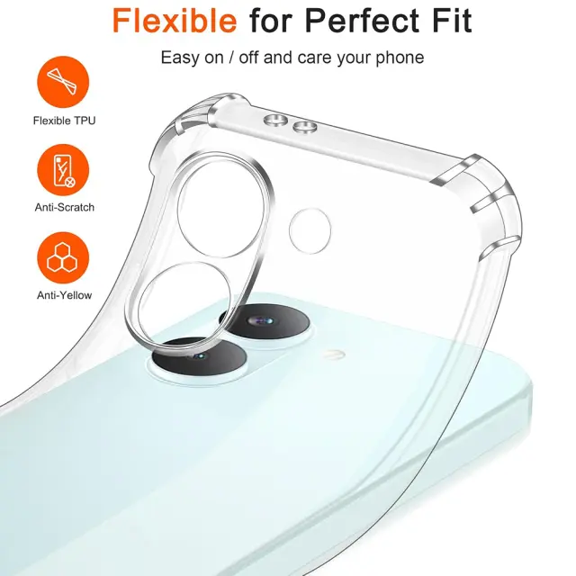 Techsuit - Shockproof Clear Silicone - Xiaomi Poco X8 Pro - Clear 2