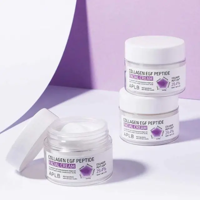 APLB Collagen EGF Peptide Facial Cream, Ενυδατική Κρέμα Προσώπου για Σύσφιξη & Ανάπλαση 55ml 3