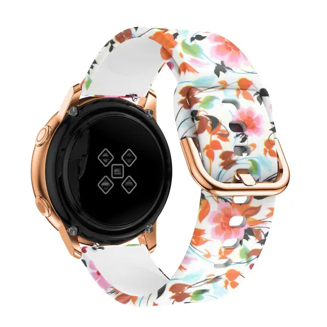 Λουράκι ΟΕΜ για Samsung Gear S3 46mm/ Pace/ Stratos/ Watch GT/ GT2 / GTR /Versa / Magic 2 (Fits all 22mm)- Bird & Flower