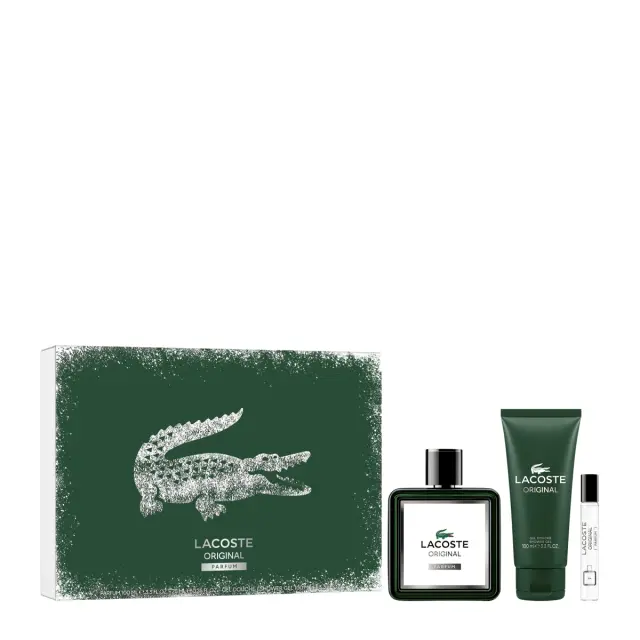 Lacoste Original Parfum Set 100ml & Travel Spray 7,5ml & Shower Gel 100ml