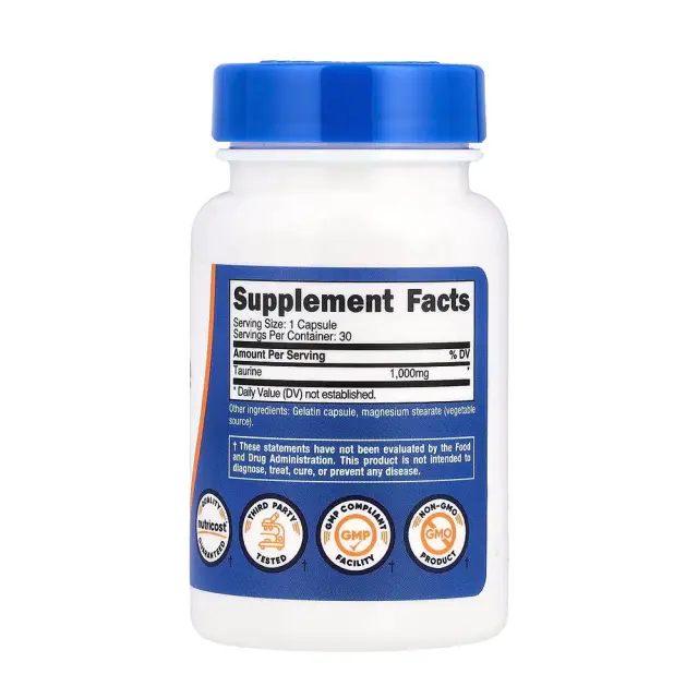 Nutricost Taurine 1000 mg 2
