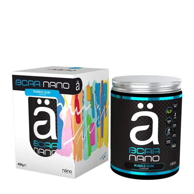Nanosupps Amino Acid BCAA Nano Bubblegum, 420 g