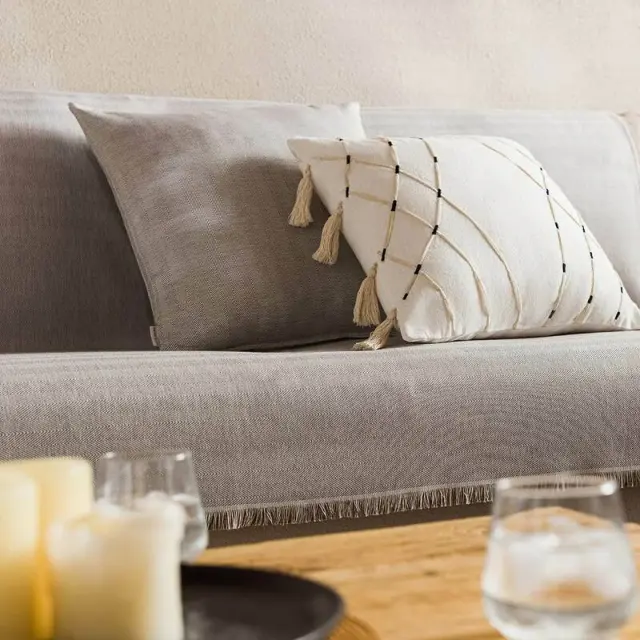 Ριχτάρι Πολυθρόνας 180X180 GOFIS HOME RENE Γκρι 732/15 2