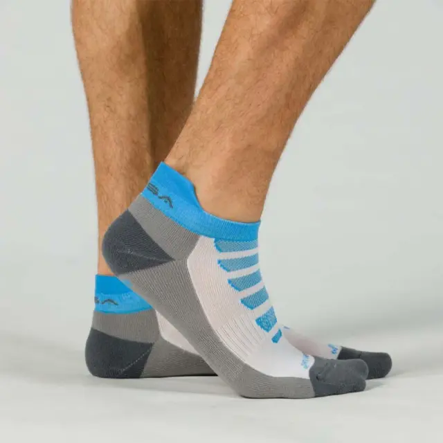 GSA Men's 684 Non Show 3 Pack Socks Άσπρο - Γκρι 911455-52 (GSA) 2