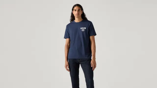 GRAPHIC CREWNECK TEE BLUES - COOLMAX SSNL HL LOGO Blue - L