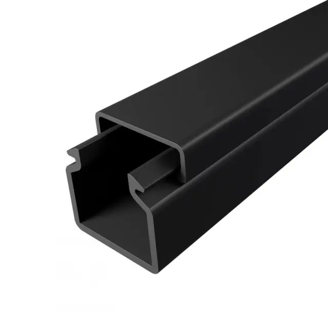 Aca Light 40x40mm ΑΥΤΟΚΟΛΗΤΟ ΚΑΝΑΛΙ ΚΑΛΩΔΙΩΝ 2m, ULTRA ΑΝΘΡΑΚΙ ΧΡΩΜΑΤΟΣ