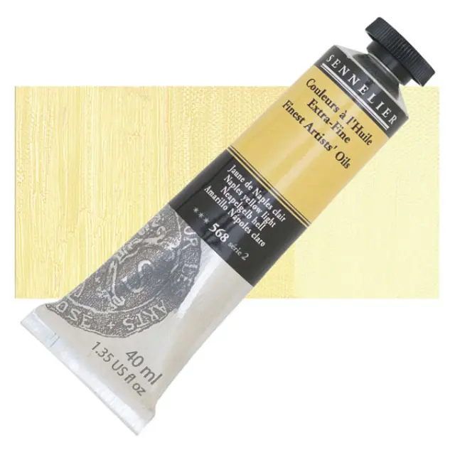 Sennelier Λάδι Finest Artists Oil 568 Naples Yellow Light - 40ml