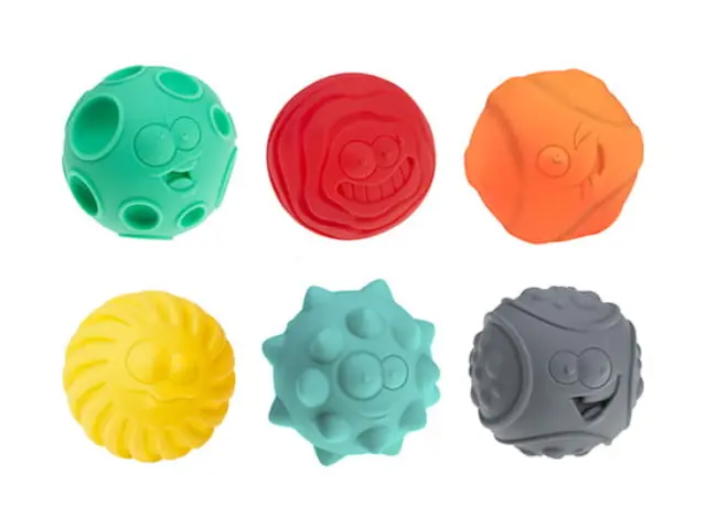 TULLO ΠΑΙΧΝΙΔΙ ΑΙΣΘΗΣΕΩΝ SENSORY BALLS 6 ΤΜΧ.