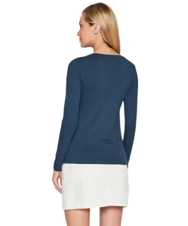 Pepe Jeans - Γυναικεία Μπλούζα Long Sleeve New Virginia Ssn PL505203-595 Μπλε Σκούρο 3