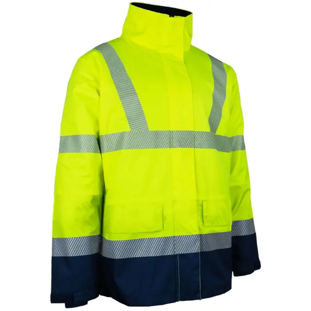 Αδιάβροχο Ανακλαστικό Μπουφάν Lacuna Atria yellow/navy - 2XL 2