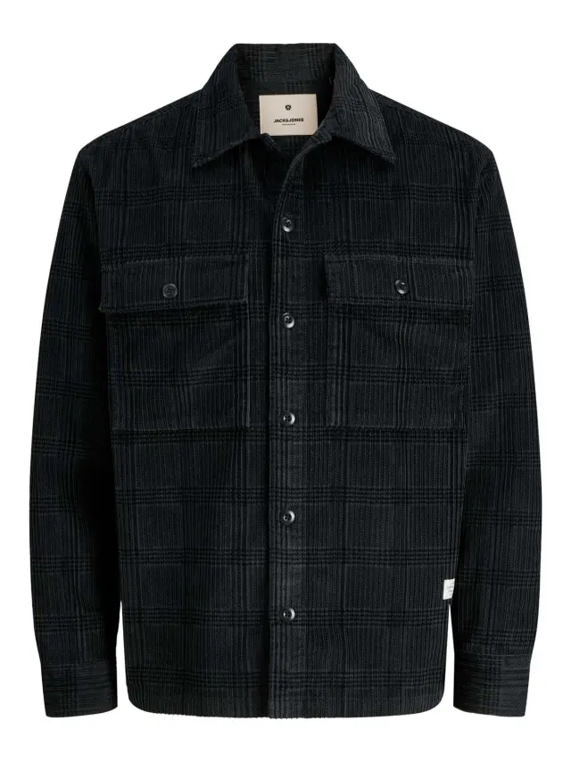 JPRBLUWILL CORDUROY L/S OVERSHIRT SN Volcanic Ash