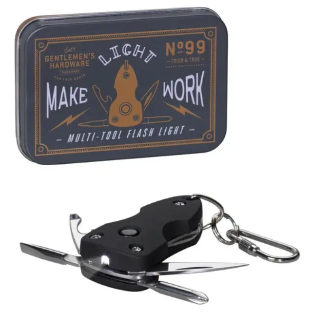 GENTLEMEN’S HARDWARE Πολυεργαλείο με φακό Flash Light – Νο 99