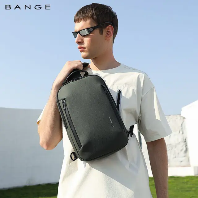 Τσαντάκι Στήθους Bange 3077 χακί - One Size 2