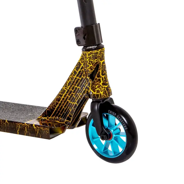 CRISP SCOOTERS Ultima 5.0 T Gold/Blue Cracking 3