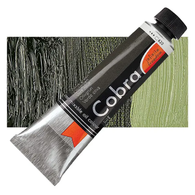 Λάδι Νερού Talens Cobra - 620 Olive Green - 40ml