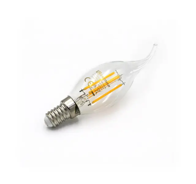 LED ΛΑΜΠΑ COG ΚΕΡΑΚΙ ΔΙΑΦΑΝΟ ΜΕ ΜΥΤΗ Ε14 4W ΝΤΙΜΑΡΙΖ ΘΕΡΜΟ