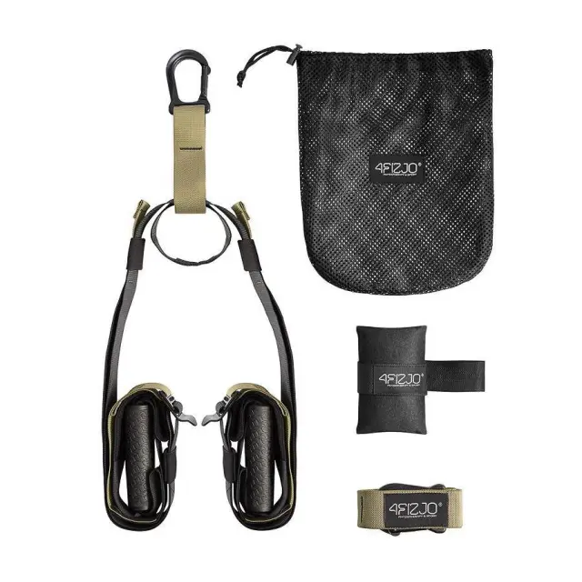 4FIZJO Suspension trainer / Ιμάντες Εκγύμνασης Χακί - 1023