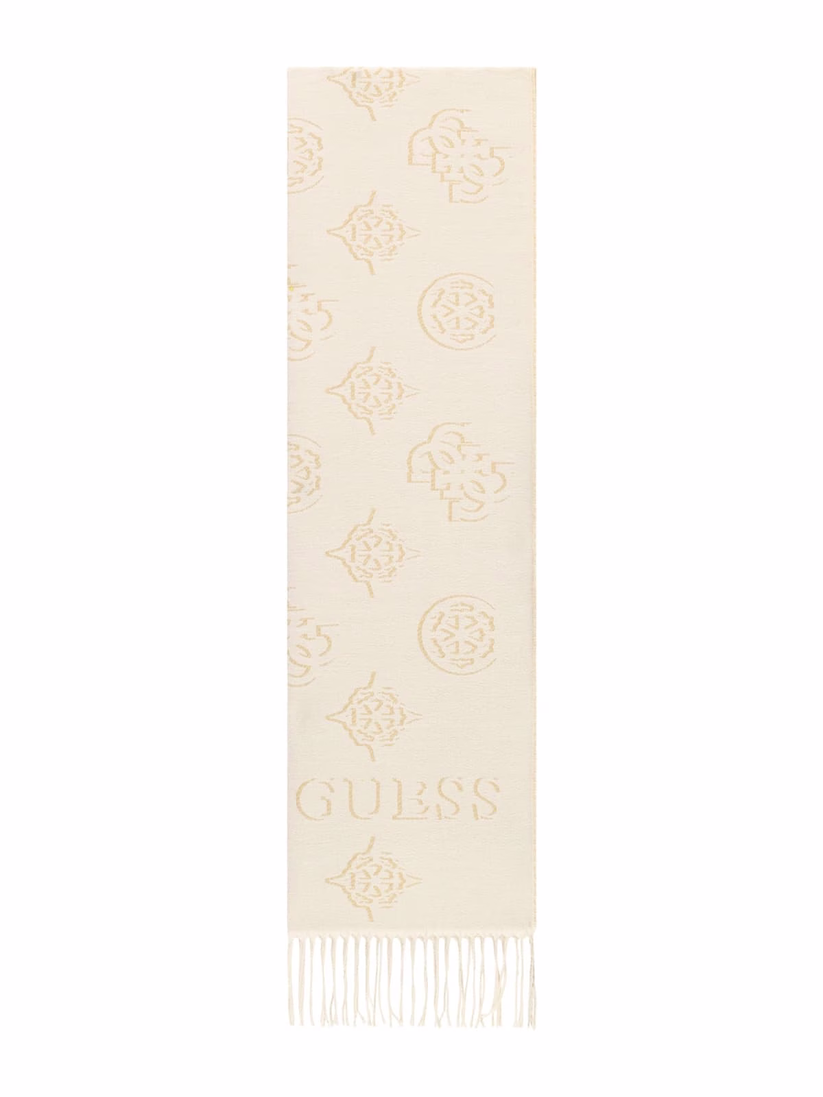 GUESS Κρεμ Κασκόλ ζακάρ Carmella Κρεμ - T/U