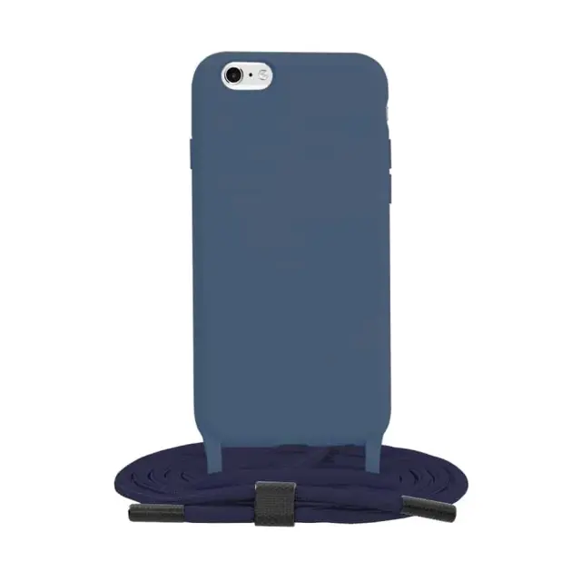 Techsuit® Crossbody Lanyard Θήκη για iPhone 6/6s- Blue