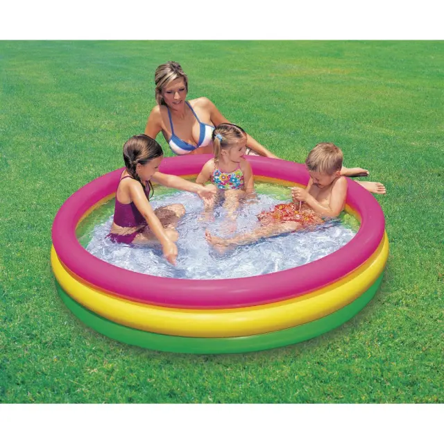Intex Φουσκωτή Πισίνα Πολύχρωμη 114x25εκ. 131lt / 57412 (Intex)