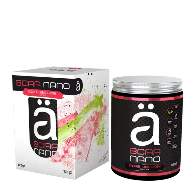 Nanosupps Amino Acid BCAA Nano Lychee-Lime Crush, 420 g