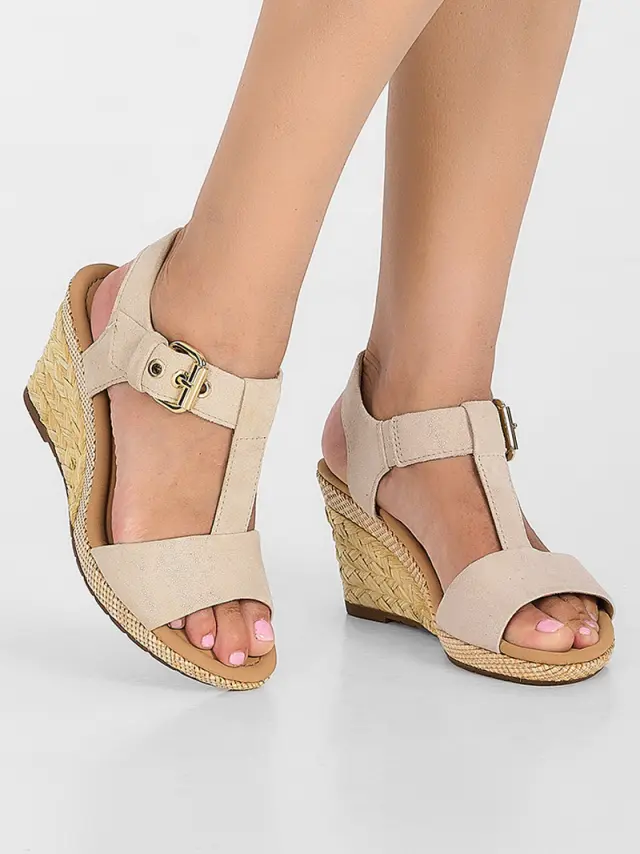 Gabor Πλατφόρμες Γυναικείο δέρμα Nubuck Μπεζ GAB/62824 13-SAND 2