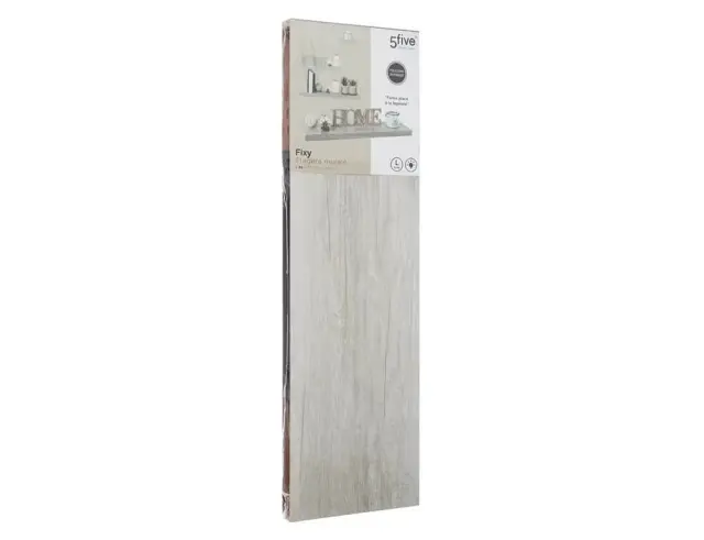 Ράφι τοίχου 5five με διαστάσεις 80x23.5x3.8cm - Σε γκρι απόχρωση 138954D 2