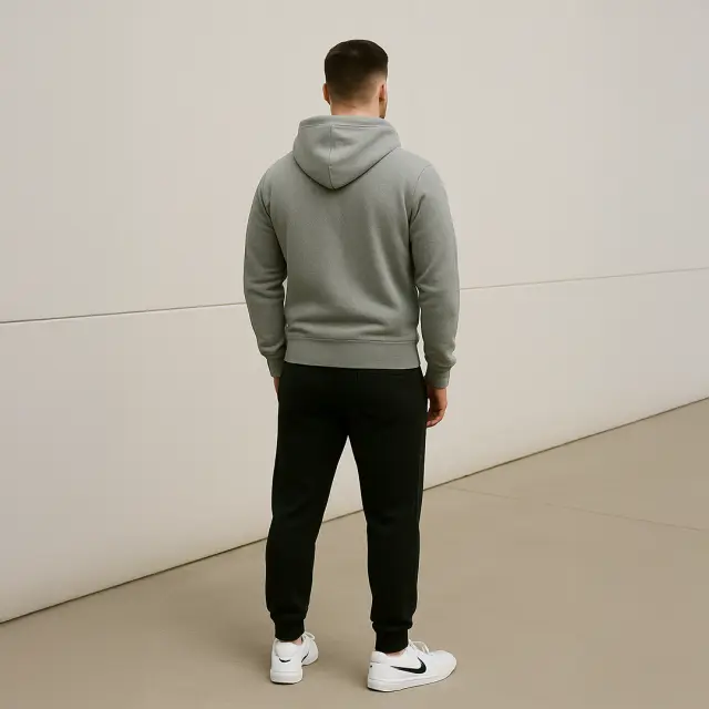 Noshame® Σετ Φόρμα & Φούτερ Γκρι-Μαύρο - 752574 - XXL 2