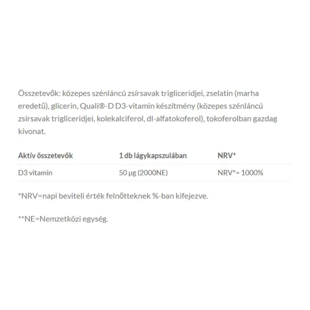 JutaVit Vitamin D3 2000 IU 2