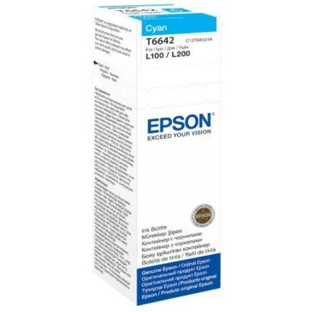 Epson Μελάνι Inkjet Bottle Cyan (C13T66424A) (EPST66424A)