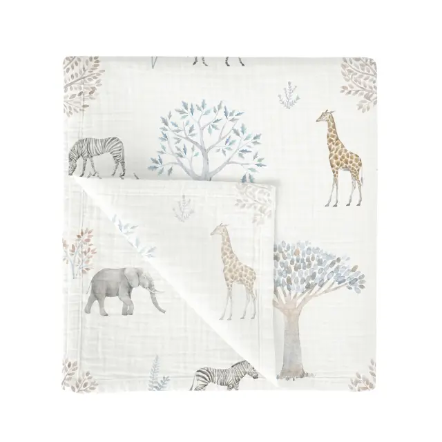 Bimbidreams Πάνα Μουσελίνα Bamboo Tanzania 120x120εκ.