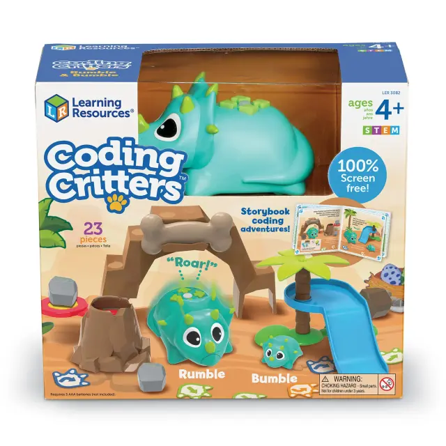 Learning Resources Εκπαιδευτικό Παιχνίδι Coding Critters® Rumble & Bumble για 4+ ετών LER3082