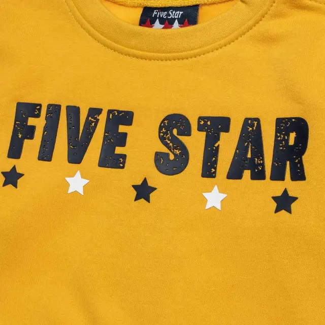 Σετ φόρμας φούτερ Five Star με ανάγλυφο σχέδιο 3